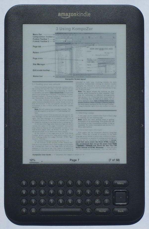 Kindle 3 PDF