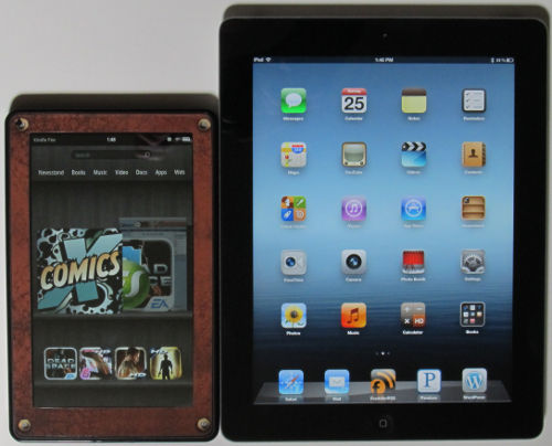 Kindle Fire vs iPad 3 Comparison