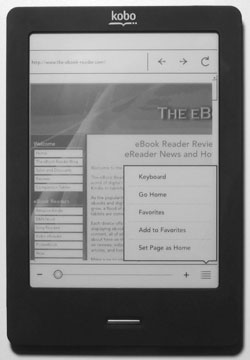 Kobo Touch Browser