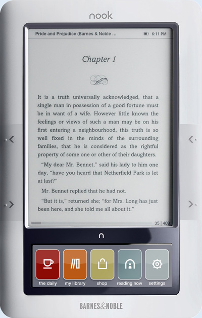 Barnes and Noble Nook eReader