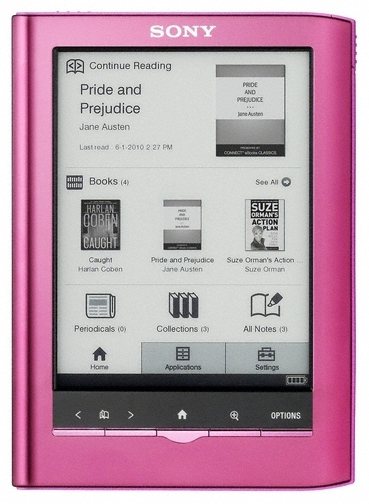 The Sony PRS350 is Sony's second generation Pocket Edition ebook reader