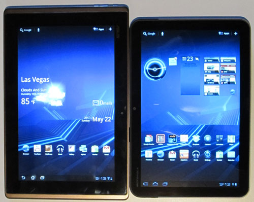 ASUS Transformer vs Motorola XOOM