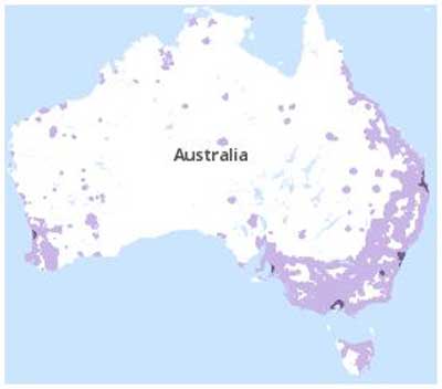 Kindle Australia Wireless Coverage Map
