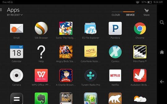 Fire HD 6 Apps