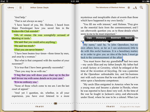 iBooks Highlight