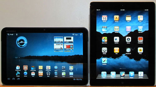 iPad 2 vs Motorola Xoom