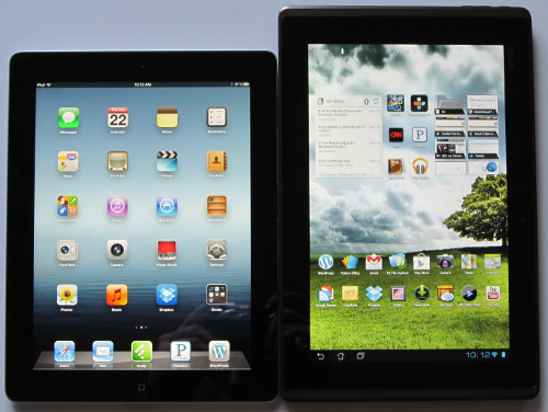 iPad 3 vs Asus Transformer