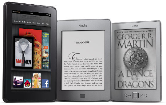 Amazon Kindle eReaders and Tablets