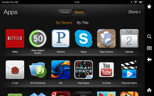 Kindle Fire HD Apps