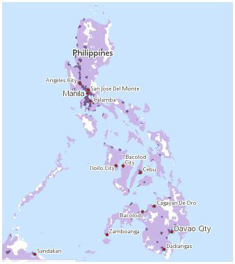 Kindle Philippines Wireless Coverage Map