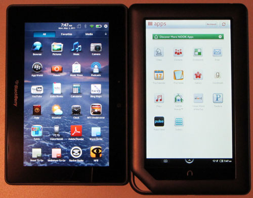 Nook Color vs PlayBook Review