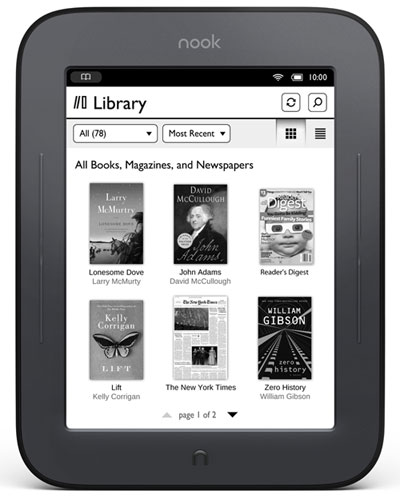 New Nook Touch