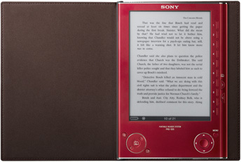 Sony Reader PRS-505 red