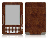 Kindle 2 Dark Burlwood Skin